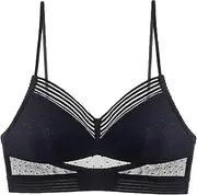 [AYTDNEHGK] Sexy Backless Bra U-Shaped Beautiful Back Sling Underwear for Women Thin Section Seamless Brassiere Small Chest Gathered Bras