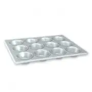 Muffin Pan / Tin 12 Wells 104mL 355x270mm Aluminium Cupcake / Baking