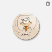 The Loud House Cartoon Lincoln Loud | 4'' X 4'' Round Decorative Magnet