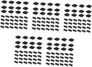 Amosfun 5sets Bed Frame Replacement Parts Queen Bed Slat Holders Plastic End Caps Futon Parts Mattress Topper for Sofa Bed Fitted Sheet Slat Furniture 36pcs*5