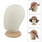 Canvas Block Head Mannequin Head Manikin Wigs Making Hats Display Model