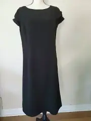 LADIES NWT LENNIE FOR NINA LEONARD BLACK DRESS SZ 14