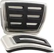 CHPGKGVNVT Car Pedals Gas Brake Foot Rest Pads Pedal Cover for Volkswagen VW Passat B8 Variant 2016-2023 Tiguan MK2 Allspace 2017-2021 Pedals(2Pcs at)
