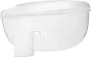 PRETYZOOM Large Capacity Rice Dispenser Airtight Food Storage Container with Lid Rice Bucket for Grains Cereal and Beans Kitchen Pantry Organizer