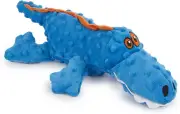 Gators with Chew Guard Technology Tough Plush Dog Toy, Blue, Large (774019)