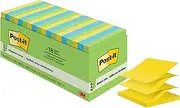 Post-it R330-18AUCP Pop-up Notes Cabinet Pack, 76x76mm, Jaipur Collection, 18 Pads