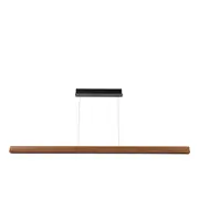 Lucid Wood Linear Touch Dimmable CCT LED Pendant Light