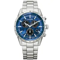 在飛比找Yahoo奇摩購物中心優惠-CITIZEN星辰 萬年曆 限定款 光動能計時腕錶 39.5