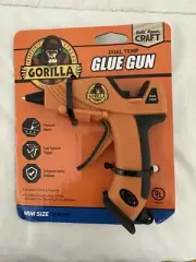 Gorilla Dual Temp Full-Size Hot Glue Gun, Orange NEW!