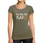 Women's Graphic T-Shirt Organic It's Time For Plan B Bitcoin Btc Hodl Crypto