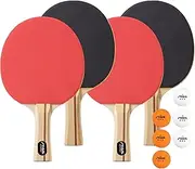 STIGA Performance 4-Player Table Tennis Racket Set