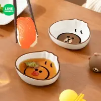 在飛比找樂天市場購物網優惠-⭐ LINE FRIENDS 醬料碟 沾醬碟 吐骨盤 調味 