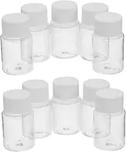 minkissy Portable 80ml Plastic Medicine Sample Bottles Reusable Liquid Containers with Transparency