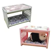 Hamster Bunk Bed House Bunk Bed Small Animal Cool Bed House Cage Nest