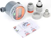 Watering Timer, G1-1/4 DN32 Automatic Garden Irrigation Timer, Artificial Intelligent Timing Irrigation Controller, Battery Operated, for Balcony, Courtyard, Sprinkler