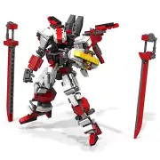 Original Series, LansonMan Building Blocks MOC 633 Parts DIY Set (Red)