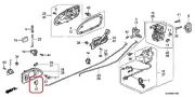 CAP, REAR DOOR HANDLE (MEDIUM TAUPE) GENUINE HONDA 72621-SV4-003ZD (for: Honda)