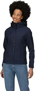 [REGATTA] Womens/Ladies Venturer 3 Layer Membrane Soft Shell Jacket, Navy, 6 US
