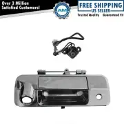 Chrome Tailgate Handle Reverse Backup Camera Kit Set for Tundra Pickup Truck