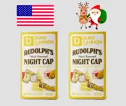 Duke Cannon Rudolph's Night Cap Big Ass Brick Soap Men Gift Lot 2 Benefits Vets