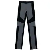 BCBGMaxAzria Leggings Women's XXS XX Small Black Grey Jeremiah Colorblock NWT