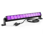 40W LED Black Light Bar for Glow Party, with Plug &Switch, Each Light Up 484 ...