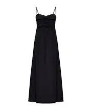 MSGM Flared Long Dress IT40,IT44,IT42 Black