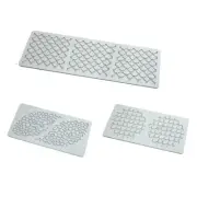 Hollow Fishing Net Pattern Lace Mat Cake Fondant Silicone Easy to Use