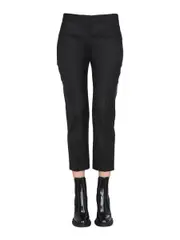 [Alexander McQueen] Alexander McQueen-Cropped Trousers-Donna 46