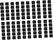 Veemoon 100pcs Square Tube End Cap Furniture Leg Insert Sink Plug Table Leg Covers Floor Protection
