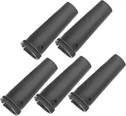 Kisangel 5pcs Replacement Garden Hoe Ferrules - Heavy Duty Tapered Tube Garden Tools - Hoe Iron Ferrule Handle Sleeve Connector