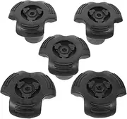 Rubber Hiking Stick Ends Trekking Pole Tips 5pcs Walking Stick Foot Protectors Fit for Surfaces Easy to Install