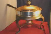 Fondue Pot With Stand COPPER/ALUMINUM