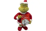 Holiday Greeter Grinch w. Book 50cm