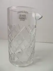 Jameson Black Barrel Diamond Cocktail Mixing Glass Bar Pitcher Stirring Drinks