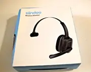 SIINDOO WIRELESS HEADSET MICEOPHONE JH-101 BLACK BLUETOOTH NOISE CANCELLING