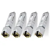 1.25/2.5/5/10G SFP+ to RJ45 Transceiver, 10GBase-T Copper SFP+ Module, 10G-T ...