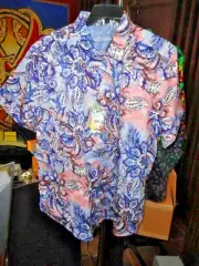 Robert Graham Maccathur Short Sleeve Shirt Size 3XL New