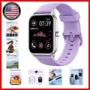 Smartwatch with Alexa & 105+ Sports Modes - 1.8" Waterproof Fitness Tracker
