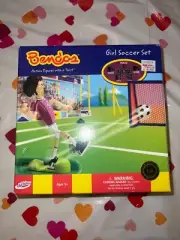 2002 Bendos Girls Soccer Set Sports Toys Set Kid Galaxy Action Figure Set