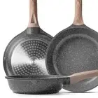Stylish Induction-Compatible Nonstick Frying Pan Set - Healthy Cooking Made Easy