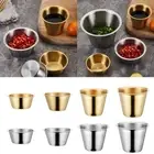 Mustard/Salad/Tomato Seasoning Dish Silver Gold Condiment Container Hot Pot
