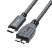 Syba SY-CAB20194 USB Type-C plug to USB 3.1 Micro-B plug cable
