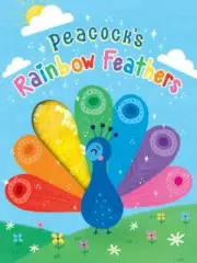 Peacock's Rainbow Feathers - Touch and Feel Board Book - Sensory Board Book-NEW