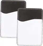 ULDIGI 2pcs Ultra Thin Phone Wallet Stick Card Holder for Id Credit Cards Adhesive Mobile Phone Back Pocket Convenient for Easy Access
