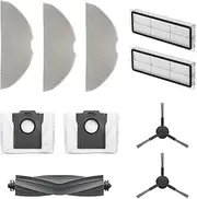 Dreame Accessory Set for Robot S10 Plus Includes 3 x Mop Cloths, 2 x Filters, 2 x Side Brushes, 2 x Dust Collection Bags, 1 x Main Brush, Original dreame Accessories