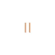 9ct Rose Gold Bar Stud Earrings
