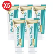 5X Wonder Smile Toothpaste Herbal Prevent Tooth Decay Yellow Stains 80g.