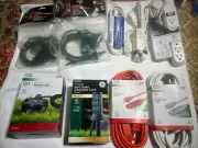 Extension Cords Power Hub Surge Protector Outdoor Items As Well 9 Pack Lot