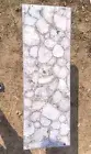 White Agate Stone Side Table Tops, Counter Buffet Table, Kitchen Slab Table Deco